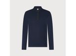 Blue Industry De half-zip pullover met ribkraag