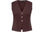 Only Onlnaomi s/l vest swt decadent chocolate/g