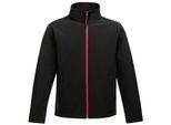 Regatta Opmerkelijk Heren Ablaze Afdrukbaar Softshell-jasje (Zwart/Klassiek Rood)
