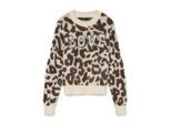 Vero Moda Vmjungle ls o-neck pullover boo ecru dessin