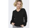 Only Onlcamilla v-neck l/s pullover knt