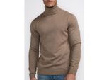 Petrol Industries men knitwear collar basic m-ros-kwc260 7140 oak