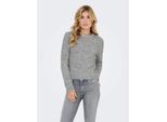 Jacqueline de Yong alva life l/s embellish pullover 15351917 medium grey melange
