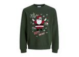 Jack & Jones Heren kersttrui jjchristmas donker