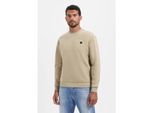 No Excess Sweater crewneck relief melange sand