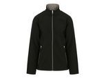 Regatta Heren Ascender Effen Dubbellaags Soft Shell Jas (Zwart/Minaalgrijs)