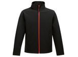 Regatta Opmerkelijk Heren Ablaze Afdrukbaar Soft Shell-jasje (Zwart/Klassiek Rood)