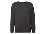 Fruit of the Loom Sweatshirt met Drop Shoulder voor Kinderen/Kinderen (Zwart)