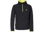 Trespass - Jongens Etto Half Zip Fleece Sweater (Zwart)
