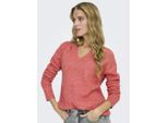 Only Onlcamilla v-neck l/s pullover knt