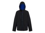 Regatta Heren Navigate 2 Layer Soft Shell Jas (Zwart/Nieuw Royal)