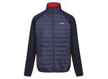 Regatta Heren Clumber IV Hybride Jas (Marine/gevaarlijk rood)
