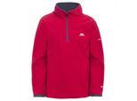 Trespass - Jongens Etto Half Zip Fleece Sweater (Rood)