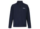 Regatta - Geweldige Outdoors Kinder Hot Shot II Half Zip Fleece Hoodie (Donkerblauw/Donkerblauw)