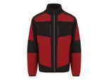 Regatta E-Volve 2-laags Soft Shell-jack voor volwassenen (Klassiek rood/zwart)
