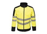 Regatta Unisex Hi Vis Pro Reflective Softshell Work Jacket (Geel/Zwaar)