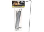 Trespass Axion stalen tentharing (Pakket van 10) (Zilver)
