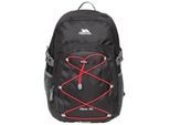 Trespass Albus 30 liter Casual Rugzak/Rugzak (Zwart/Rood)