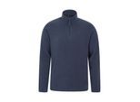 Mountain Warehouse Heren Camber II Half Zip Fleece Top (Marine)
