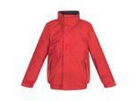 Regatta Kids Unisex Thermoguard Fleece Lined Dover Jacket (Winddicht & Waterdicht) (Klassiek rood/navy)