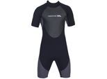 Trespass Scuba Heren Kort Wetsuit (Zwart)