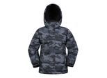 Mountain Warehouse Snow II bedrukte waterafstotende gewatteerde jas voor kinderen/Kinderen (Camo Groen)