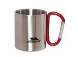 Trespass Bruski Carabiner Clip Reisbeker/Mok (Zilver)