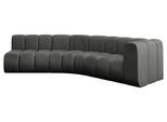 ECKSOFA modulares Sofa Karex-L1 - 308x194x70 cm Dunkelgrau