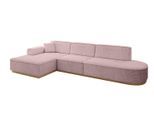 ECKSOFA Ottomane Links IREA-L2-v2 - 327x165x80 cm Rosa