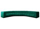 WOHNLANDSCHAFT modulares Sofa Lazro-U1 - 373x373x70 cm Grün