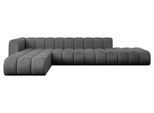 ECKSOFA modulares Sofa Zuvon-L2 - 387x177x70 cm Dunkelgrau