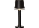 LED Solarleuchte "Solar Dekoration Parvus", schwarz, B:8cm H:21cm L:8cm T:8cm Ø:8cm, PARFORCE TRADITIONAL HUNTING, Leuchten, kleine Tischdekoration, 5Lm, Dämmerungssensor
