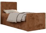 JUGENDBETT TILIO DUO 90/200 - Orange Cord - H3 - Links Seite