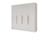 KLEIDERSCHRANK - PORTO - 200 - Weiß
