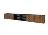LOWBOARD VIRA-W 3x100x40x40 cm - Schwarz / Katania