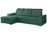 ECKSOFA MADRITO L - Grün Struktur - Links