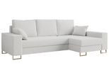 ECKSOFA Dorian Boucle Weiß