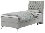 BOXBETT MILEN 90/200 Hellgrau Struktur - H4 - Rechts Seite