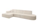 ECKSOFA Ottomane Links IREA-L2-v4 - 327x165x77 cm Beige