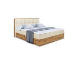 BOXBETT mit Matratze H3 und Lattenrost - LOLLI7 - 160x200 - Beige