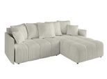 ECKSOFA Ottomane rechts LONLI-L 251x189x68 Creme Cord