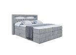 BOXSPRINGBETT NOEL GOLD KING - 160x200 - H3/H4 - Grau
