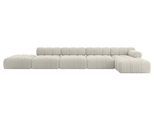 ECKSOFA modulares Sofa Lizur-L3 - 475x160x70 cm Creme Cord