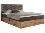 BOXBETT NESSI - 140/200 Braun Velvet - H3