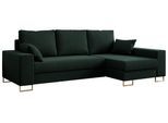 ECKSOFA Dorian Velvet Grün
