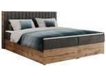 BOXBETT ALBERO 4 - 200/200 Dunkelgrau Velvet - H3