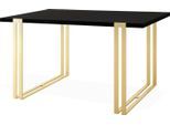 ESSTISCH Stella rechteckig ausziehbar, Schwarz 160-260/90/76 cm