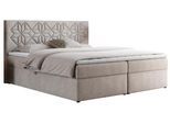 BOXBETT LEILA 200/200 Beige Struktur - H4