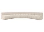 WOHNLANDSCHAFT modulares Sofa Montra-U1 - 490x174x70 cm Beige