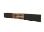 LOWBOARD ZENO-W 3x100x40x40 cm - Artisan / Schwarz